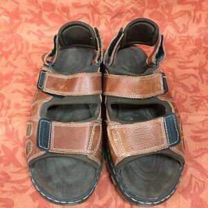Earth Shoe Men's Leather Velcro Sandals